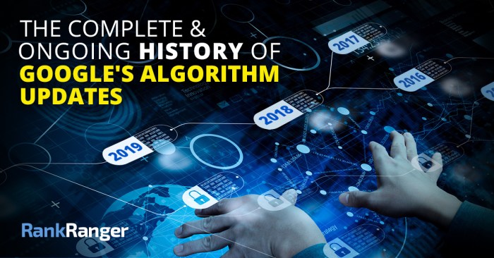 7 google algorithm updates in 5 weeks