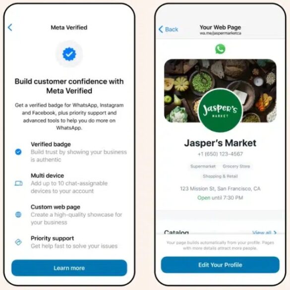 Whatsapp unveils new online shopping features