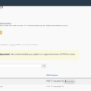 Updating the php version