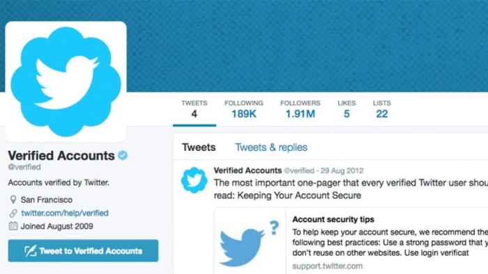 Twitter relaunching verified accounts