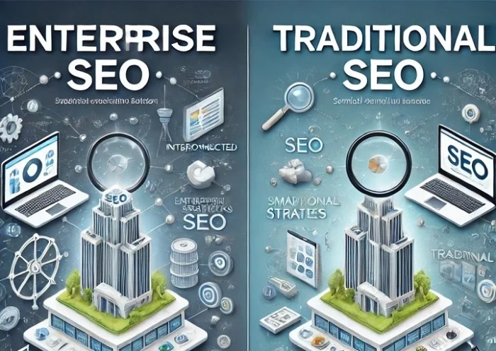 Whats the difference of enterprise seo vs local seo