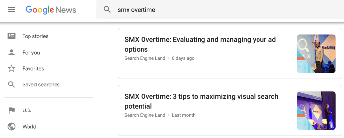 Google update enhances news results