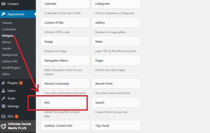 How to display any rss feed on your wordpress blog