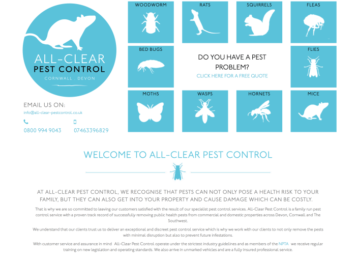 Must have cta tips pest control websites