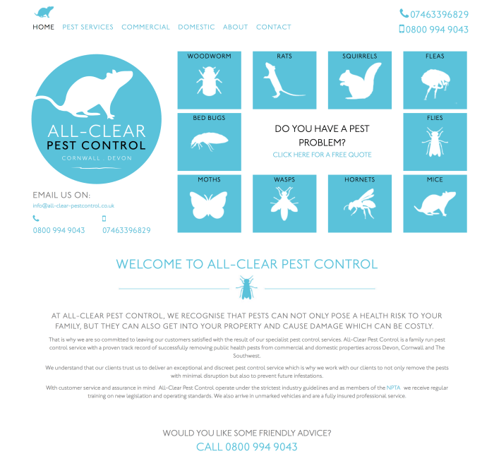 Must have cta tips pest control websites