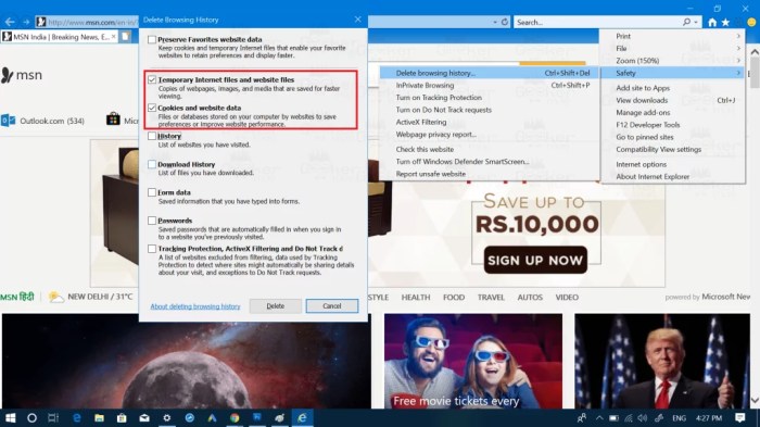 How to refresh your browsers cache internet explorer
