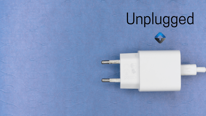 Internet connection blogging unplugged