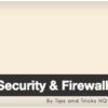 All in one wp security firewall wordpress plugin