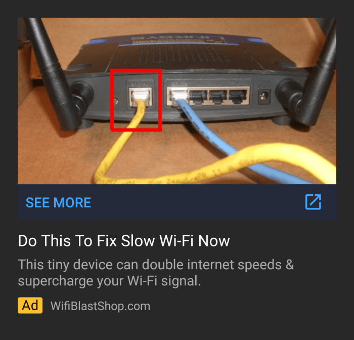 Internet connection blogging unplugged